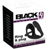 Black Velvets Juodas Velvets Ring &amp; Plug