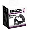 Black Velvets vibruojantis žiedas ir kištukas pakuotėje