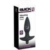 Black Velvets Juodas Velvet Vibr.Medium Plug