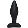 Black Velvets Juodas Velvets Small Plug