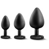 Blush LUXE BLING PLUGS MOKYMO RINKINYS SU BALTAIS BRILIANTINIAIS AKMENS