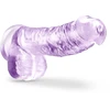 Dreamtoys Blush NATŪRALIAI JŪSŲ 6 colių KRISTALINIS DILDO AMETISTAS