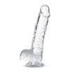 Dreamtoys Blush NATŪRALIAI JŪSŲ 6 colių KRISTALINIS DILDO DEIMANTAS