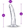 Blush B Yours Plus Lust n’ Thrust Transparent Intimate Device TPE 20 cm