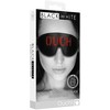 Ouch By Shots OUCH Bonded Leather Eye Mask - Raudona Lettering, Adjustable Strap