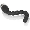 Calexotics Juodas Vibrating Anal Plug Wand karoliukai