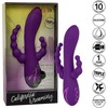 CalExotics Long Beach Bootylicious Violetinė Triple Action Massager Silicone