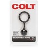 CalExotics COLT Weighted Silicone Ring XL 4.5cm 110g Juodas