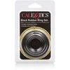 Calexotics Pierścień-RUMBINIS ŽIEDAS Juodas RINKINYS 3Vnt