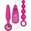 Calexotics Plug/vibr-BOOTY CALL BOOTY VIBRO KIT Rožinis