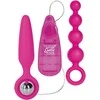 Calexotics Plug/vibr-BOOTY CALL BOOTY VIBRO KIT Rožinis