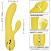 Rožinė CalExotics California Dreaming San Diego Seduction Silicone Massager Rožinė