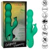 CalExotics Sonoma Satisfier Žalias Multi-Function Intimate Device Silicone