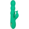 CalExotics Sonoma Satisfier Žalias Multi-Function Intimate Device Silicone