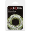 CalExotics Steel Beaded Silicone Performance Ring XL, 5 cm, Juodas