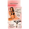 CalExotics Lovers Thong Adjustable Intimate Pearl System Juodas
