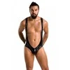 Passion Men Passion Body Bruno Juodas S/M - Elegant Semi-Transparent Bodysuit