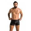 Passion Men Passion 049 Short Matt Juodas S/M - Modern Faux Leather Shorts EU-Made