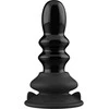 Chrystalino By Shots Chrystalino Glass Dildo vibruoja ant siurbtuko