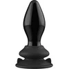 Chrystalino By Shots Shots Chrystalino Juodas Glass Intimate Device with Suction Cup &amp; Remote