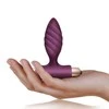 Climaximum Oryx Twisted Silicone Plug with 10-Speed Vibration, Juodas