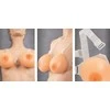 Cottelli ACCESSOIRES Strap-on Silicone Breasts realistiška silikoninė liemenėlė