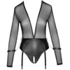 Cottelli Bondage Body juodas L