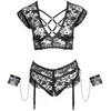 Cottelli Bondage Liemenėlės rinkinys Bondage 3XL