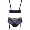 Cottelli Curves BH Set violetinė/black4XL