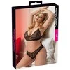 Cottelli Curves Bra and String juodas 4XL