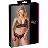 Cottelli Curves Bra and String juodas 4XL