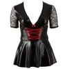 Cottelli Curves Dress juodas/red 3XL