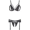 Cottelli Lace Suspender Set M
