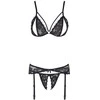 Cottelli Lace Suspender Set S
