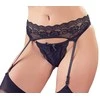 Cottelli String &amp; Suspenders juodas XL