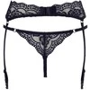 Cottelli String &amp; Suspenders juodas XL
