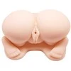 Crazy Bull Dvigubas analinis vaginalinis vibruojantis masturbatorius