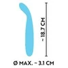 Mėlyna Cuties Mini Vibrator Mėlyna 2.G