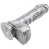 Darkmuscle Dildo realistinis varpos sėklidės siurbtukas 19 cm