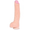 Doc Johnson John Holmes Intimate Model with Suction Cup, Baltas, Large