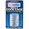 Doc Johnson TitanMen Intimate Retention Cage Juodas TPE Flexible