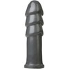 Doc Johnson American Bombshell B-10 Warhead Large Plug, 25cm, Juodas