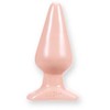 Doc Johnson Classic Intimate Plug Large 14cm Juodas Anatomical Design