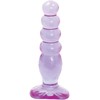 Doc Johnson Crystal Jellies Anal Plug 12 cm - Flexible Graduated Design