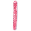 Doc Johnson Crystal Jellies Jr. Double Dong 30cm Flexible Clear Model