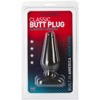 Doc Johnson Classic Medium Intimate Plug Juodas 13cm