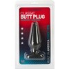 Doc Johnson Classic Medium Intimate Plug Juodas 13cm