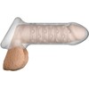 Doc Johnson OptiMALE Thin Extension Ball Strap 15cm Transparent Sleeve