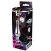 Dream Toys Blizgantis MEILĖS SIDABRINIS malonumo kištukas L