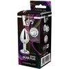 Dream Toys GLEAMING LOVE Sidabrinis PLUG MEDŽIAGA
